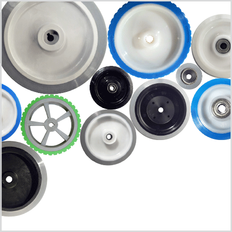 Elastic Polyurethane wheels