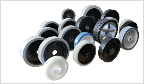 Elastic Polyurethane wheels - series Alpha